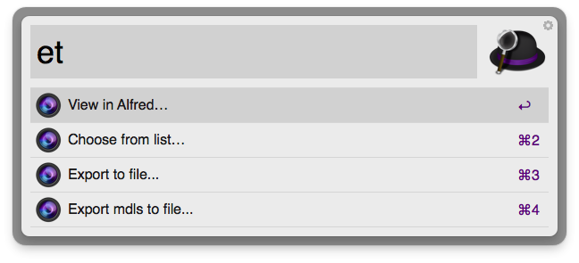 EXIF Data Alfred Workflow - Share your Workflows - Alfred App Community ...